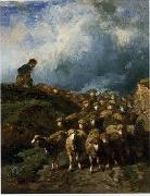 unknow artist Sheep 186 oil painting reproduction